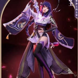 雷電将軍 三分妄想製 コスプレ衣装 高級感フルセット 新品