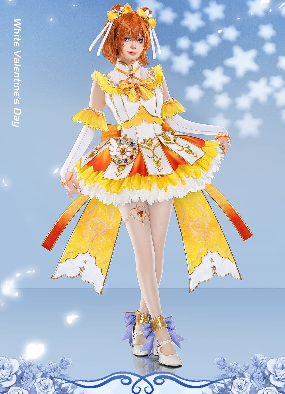 LoveLive! お化粧の魔法編 高坂 穂乃果 コスプレ衣装 高級感フルセット 新品